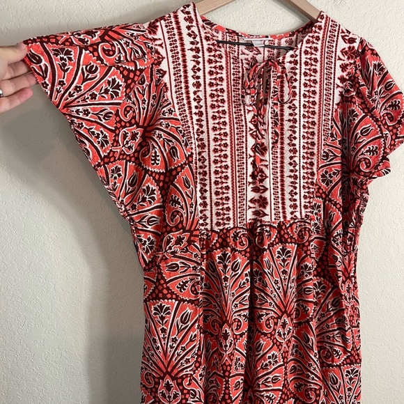 Knox Rose Mini Flutter Sleeve Dress Size Large - Picture 4 of 6